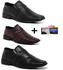 Kit 3 pares Sapato social + brinde