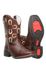 Bota Montaria Country Feminina Cano Médio Em Couro Com Bordados