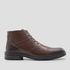 Bota London Lace Zip Havana