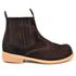 Botina Infantil Em Couro Nobuck Chocolate 