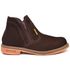 Botina Masculina Urbanos Com Zíper Chocolate