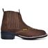 Botina Country Texana Masculina Nobuck Petróleo 