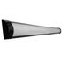Luminaria Led Sobrepor Linear Slim Preta 120cm 36w 6500k