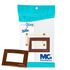 Conjunto Placa Para Móveis Marrom Sleek Margirius