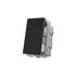Interruptor Pulsador S/Gravação Carbon Black Aura Margirius 