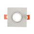 Spot Embutir Teto Mr11 Quadrado Plano Mini Dicroica Branco