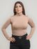 Body Silvia Manga Longa Gola Alta Nude