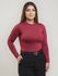 Blusa Bia Manga Longa Vermelha