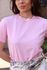 T Shirt Algodão - Rosa