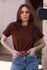 T Shirt Algodão - Marrom