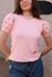 Blusa Mangas Renda- Rosa