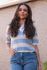 Blusa Tricot Listras - Azul