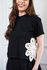 T Shirt renda - Preto