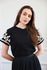 T Shirt detalhe bordado - Preto