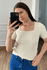 Blusa Decote - Off White