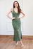 Vestido Tricot Ponto - Verde
