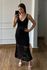 Vestido Tricot Ponto - Preto