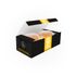 CAIXA DUPLA LANCHE HAMBURGUER BLACK YELLOW - 50 UNIDADES