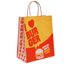 SACOLA KRAFT DELIVERY FAST FOOD TAMANHO M - 25 UNIDADES