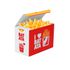 CAIXA PARA BATATA FRITA DELIVERY FAST FOOD - 50 UNIDADES