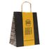 SACOLA KRAFT DELIVERY BLACK YELLOW TAMANHO G - 25 UNIDADES