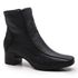 Bota Feminina Em Couro LegÍtimo - Luciana - Preto - Salto 4,5cm