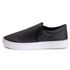 Tênis Slip On Feminino Casual Calce Fácil Confortável - Preto