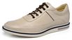 Sapato Casual Ettore, Malaga - Couro Off White.