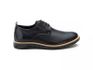 Sapato Derby Casual Couro Preto Black