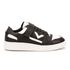 Tênis Napa Preto e Branco Feminino em Couro Legitimo