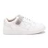 Tênis Strass Branco Feminino em Couro Legitimo