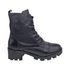 Bota Coturno Feminino em Couro Preto