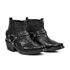 Bota Country Preto Croco