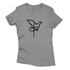 Baby Look Cinza - Crucifixo E Espirito Santo.