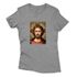 Baby Look Cinza - Jesus Cristo.