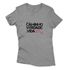 Baby Look Cinza - Eu Sou O Caminho A Verdade.