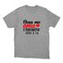 Camiseta Cinza - Deus Me Ama.
