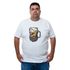 Camiseta Plus Size - Desenho Caneca De Cerveja Barbuda.