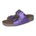 Papete Ox em Couro Cor Violeta com Spikes 