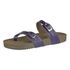 Papete Ox Duas Tiras de Dedo em Couro Naturalle cor Violeta