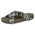 Papete Ox Cruzada Couro Pelo Cor Zebra