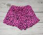 Short Transpassado Animal Print Rosa