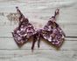 Top Laço Floral Roxo