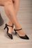 Scarpin Mule Elástico 8 cm_3084- Preto
