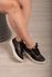 Tênis Detalhe Animal Print Passador_3140- Preto