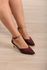 Scarpin Luxo Peça Tornozelo 6 cm_3218- Marsala