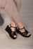 Anabela super leve 8 cm_3261- Preto