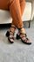 Sandália Detalhe Peça de Amarrar 7 cm_456- Preto
