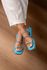SANDÁLIA FLAT STRASS TORCIDO_1964 - AZUL