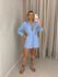 CONJUNTO AMABLY SHORT AZUL